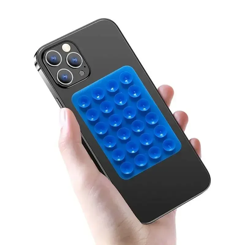 Multifunctional Silicone Suction Phone Holder Mat, Universal Anti-Slip Stand for Walls & Surfaces, Secure Case Mount Sticker for Hands-Free Use showcase 5