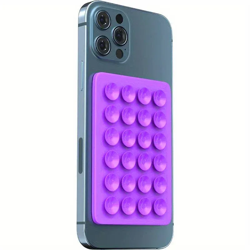 Multifunctional Silicone Suction Phone Holder Mat, Universal Anti-Slip Stand for Walls & Surfaces, Secure Case Mount Sticker for Hands-Free Use showcase 28
