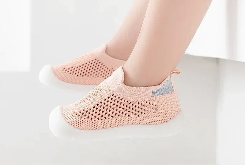 Breathable Knitted Toddler Sneakers for Spring/Summer, Slip-on Casual Tennis Shoes for Boys & Girls, Soft Non-slip School Shoes showcase 18