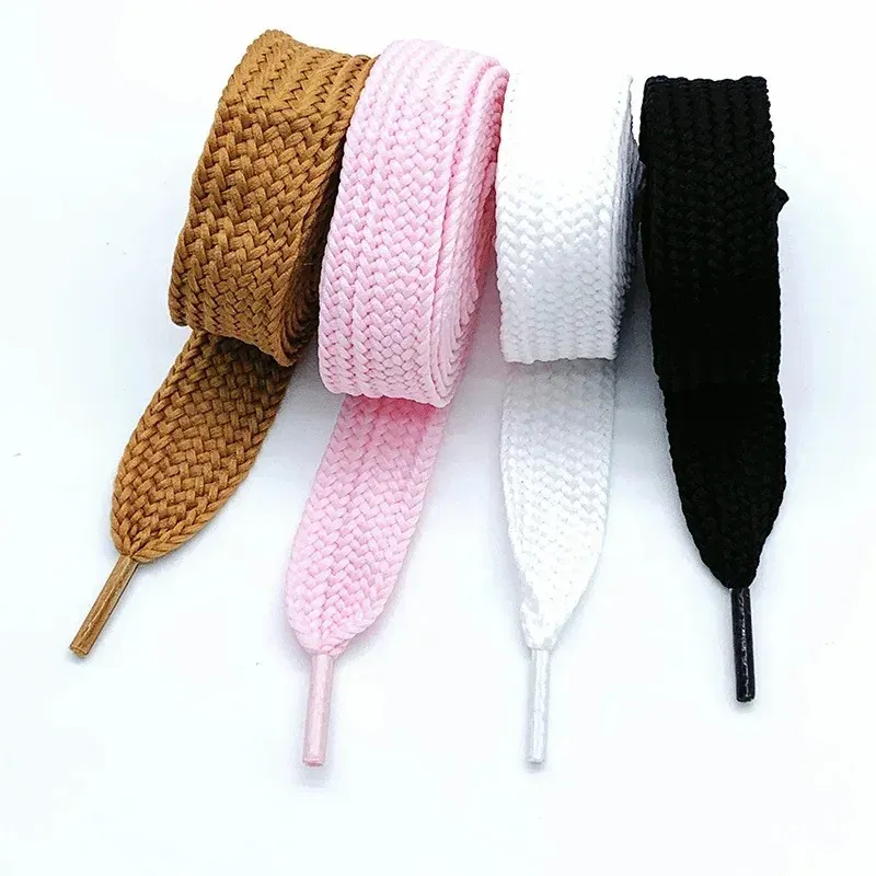 Fashion Flat Shoelaces for Men & Women Sneakers, Casual Shoes - 2cm Wide, 18 Colors, 100-160cm Length - Durable Polyester Laces thumbnail 5