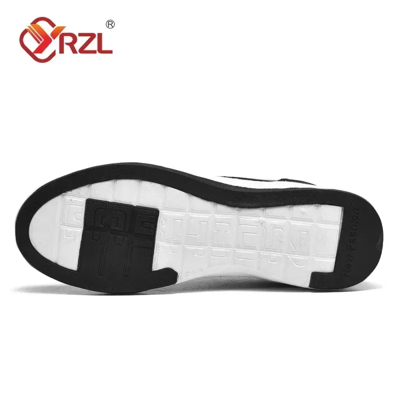 Men's Waterproof Leather Walking Sneakers - Spring/Autumn Leisure Sports Shoes for Men, Non-Slip Tennis Footwear thumbnail 6