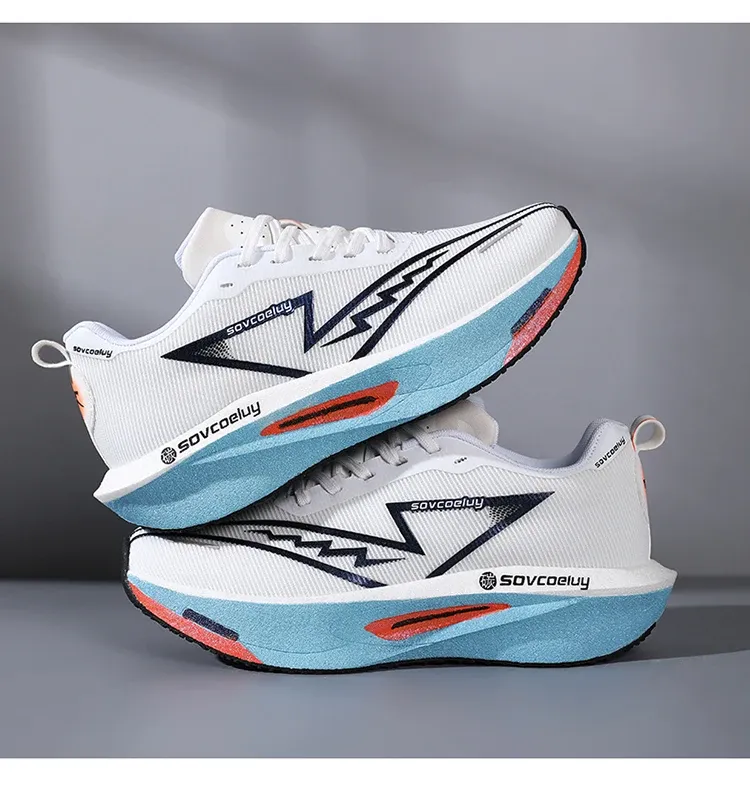 Men's & Women's Marathon Running Shoes with Carbon Plate - Breathable, Lightweight, Nonskid Sneakers for Athletic Performance showcase 6