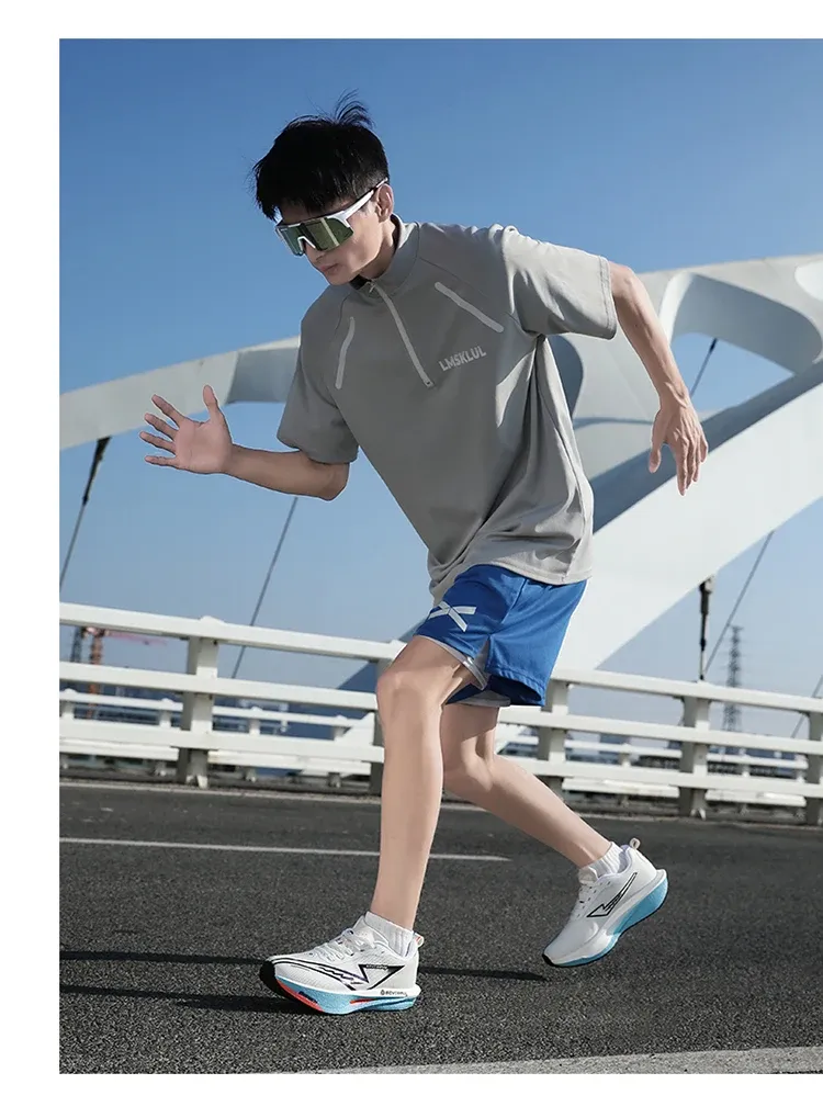 Men's & Women's Marathon Running Shoes with Carbon Plate - Breathable, Lightweight, Nonskid Sneakers for Athletic Performance showcase 10