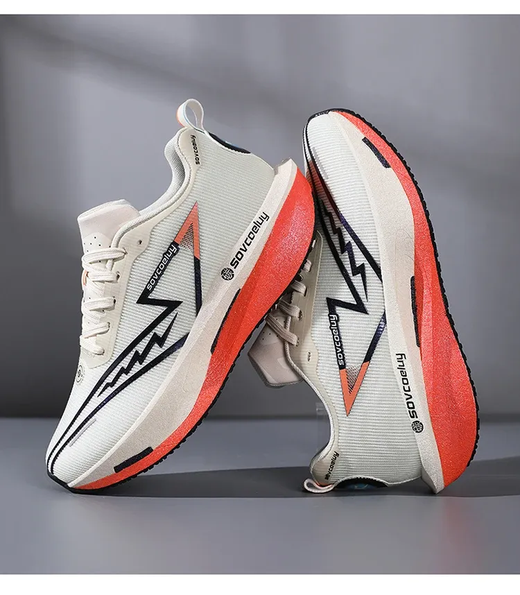 Men's & Women's Marathon Running Shoes with Carbon Plate - Breathable, Lightweight, Nonskid Sneakers for Athletic Performance showcase 5
