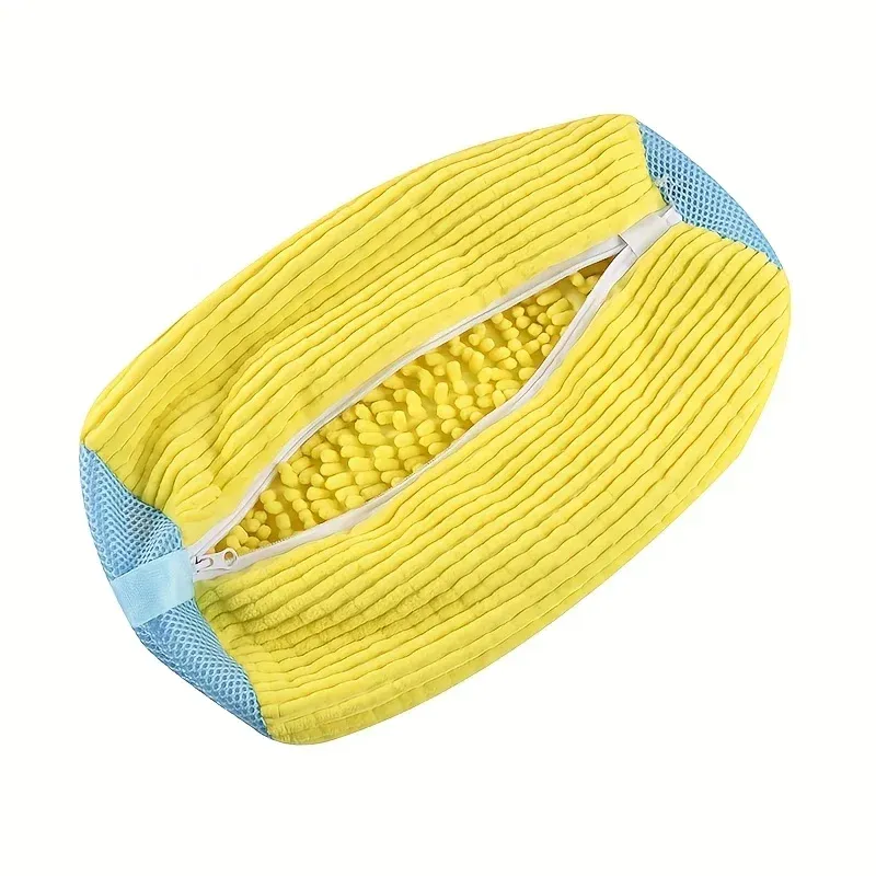 Durable Shoe Washing Machine Laundry Bag with Zipper - Protects All Shoe Types, Ideal for Sneakers & Casual Shoes, Eco-Friendly Polyester thumbnail 3