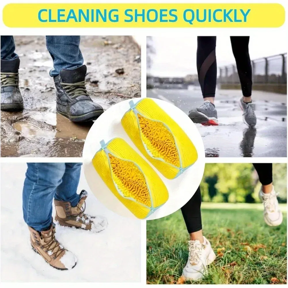 Durable Shoe Washing Machine Laundry Bag with Zipper - Protects All Shoe Types, Ideal for Sneakers & Casual Shoes, Eco-Friendly Polyester showcase 2
