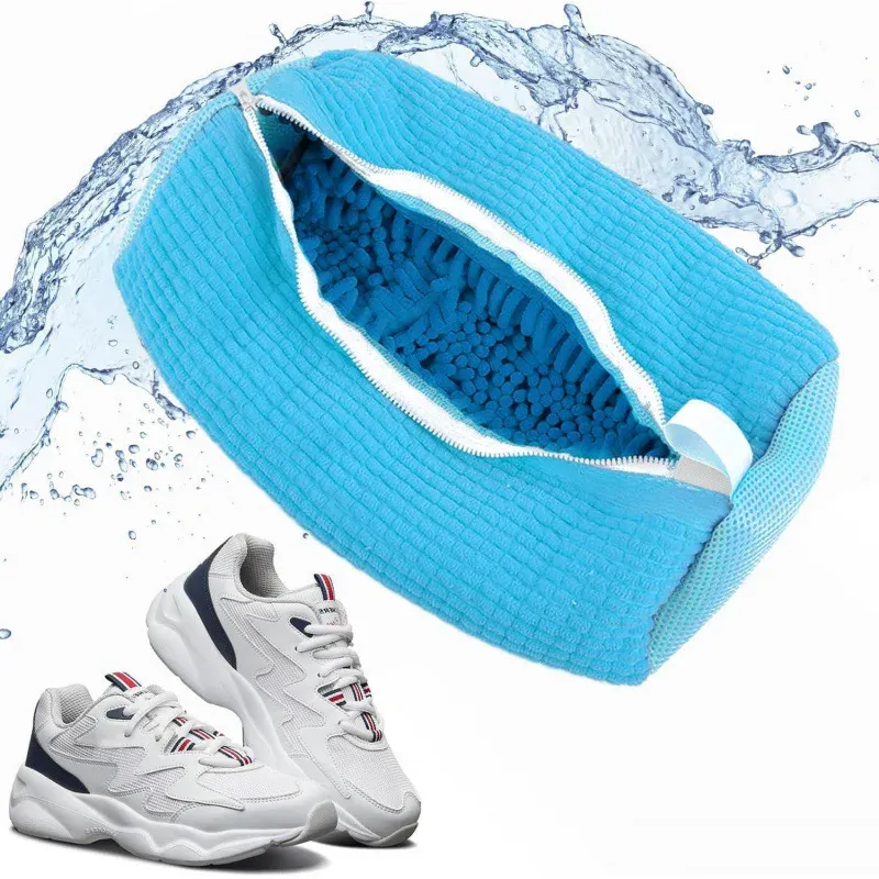 Durable Shoe Washing Machine Laundry Bag with Zipper - Protects All Shoe Types, Ideal for Sneakers & Casual Shoes, Eco-Friendly Polyester showcase 5