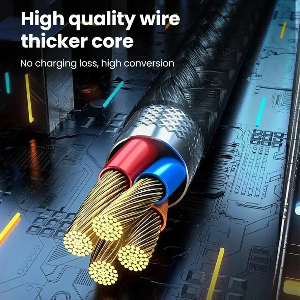 65W USB-C to USB-C Fast Charging Cable 25cm Short Cord for iPhone Samsung MacBook, PD Power Delivery Data Sync, Durable Nylon Braided Portable Charger showcase 3