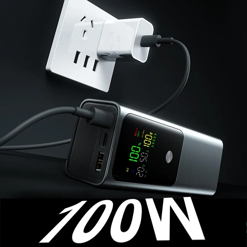 DIY 100W PD Fast Charging Power Bank Case for 4x 21700 Batteries, 20000mAh Portable Charger Box with LED Display for Laptops, Phones, Tablets - Requires Welding showcase 5