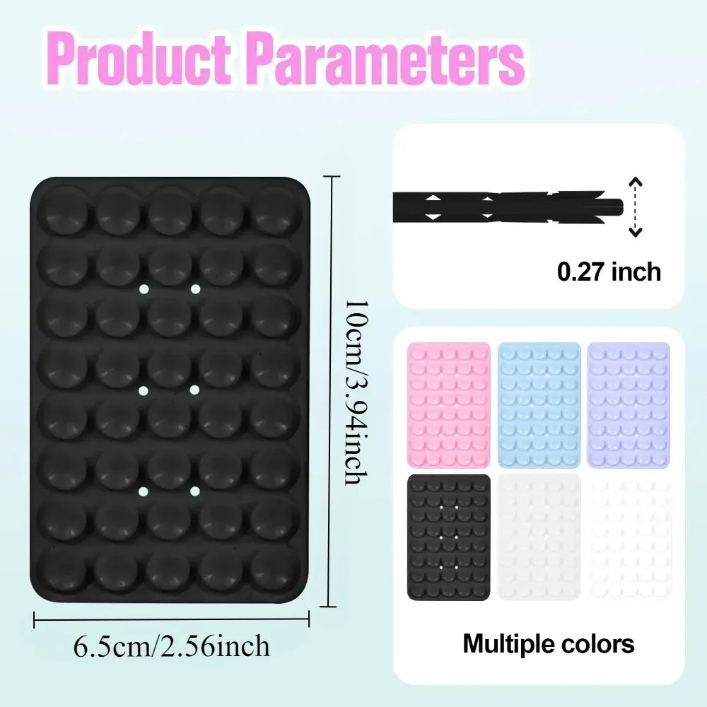 Double-Sided Silicone Sucker Phone Case with Detachable Stand for Hands-Free Selfies & Videos - Universal Fit, Portable Design thumbnail 6