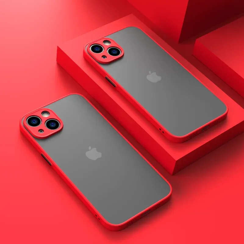 iPhone 15 14 13 12 11 Pro Max Mini XR X XS SE 2020 Shockproof Armor Bumper Case - Silicone Hard Cover for Full Protection thumbnail 3