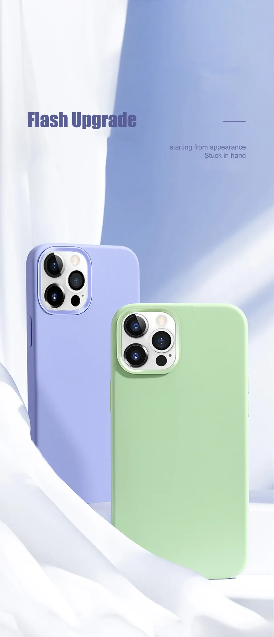 Luxury Liquid Silicone Phone Case for iPhone 11 12 13 14 15 16 Pro Max Plus, Shockproof Protective Cover for Apple Smartphones showcase 1