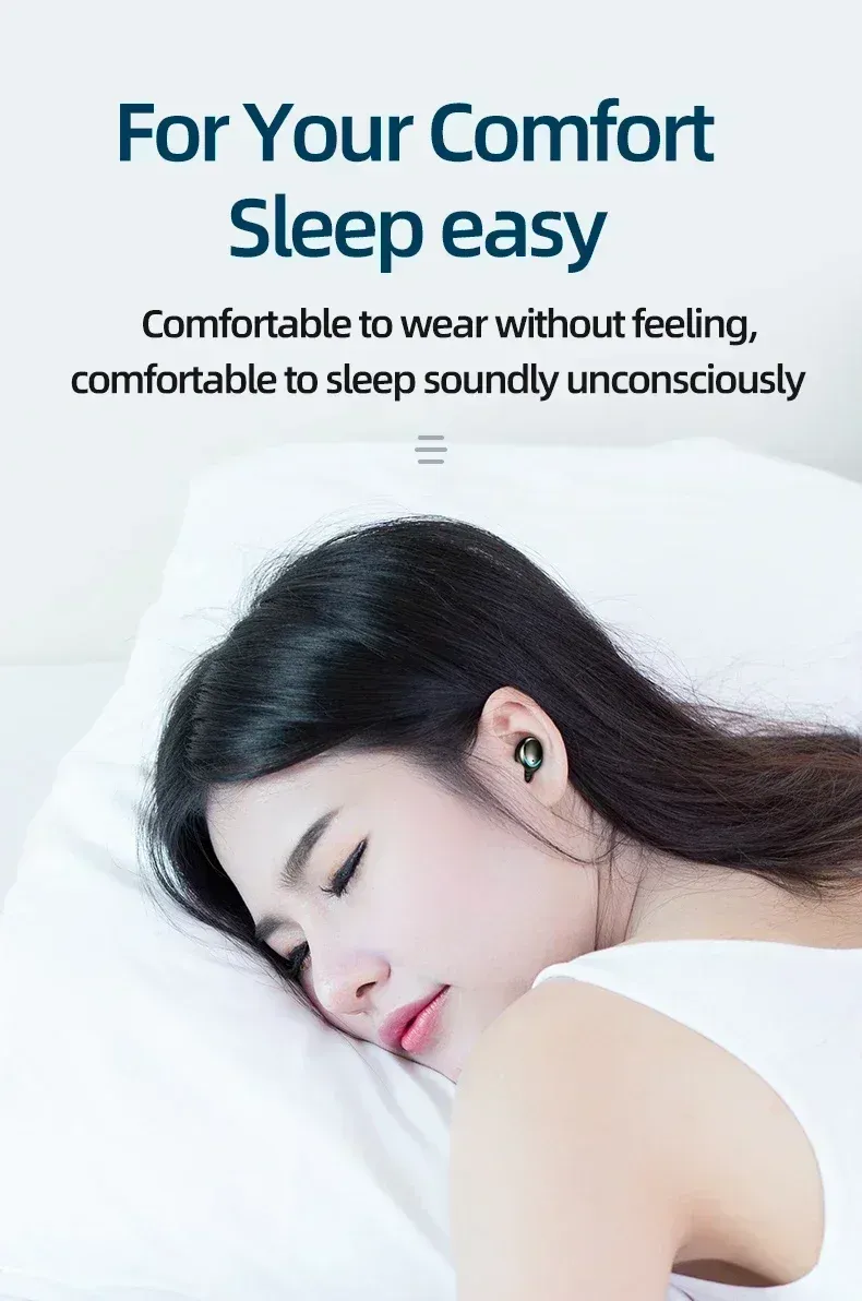 F9 Sport Wireless Earphones Bluetooth 5.1 Stereo Headphones with Noise Reduction, Waterproof Earbuds with Mic, 9D Bass Sound, Touch Control, Charging Case for Running & Fitness showcase 7