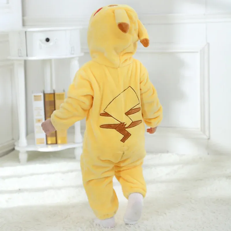 Cute Blue Squirtle Pokemon Baby Romper Costume for Boys and Girls 0-3 Years, Anime Cosplay Kigurumi Pajama Onesie, Perfect for Halloween and Everyday Fun showcase 4