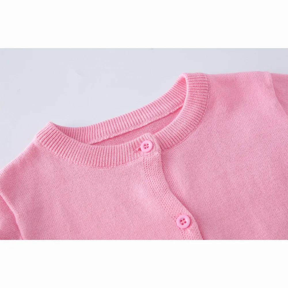 Autumn Girls Baby Casual Cardigan Coat, Solid Open Stitch Boys Soft Knit Jacket, Toddler Full Sleeve Sweaters for Children showcase 4