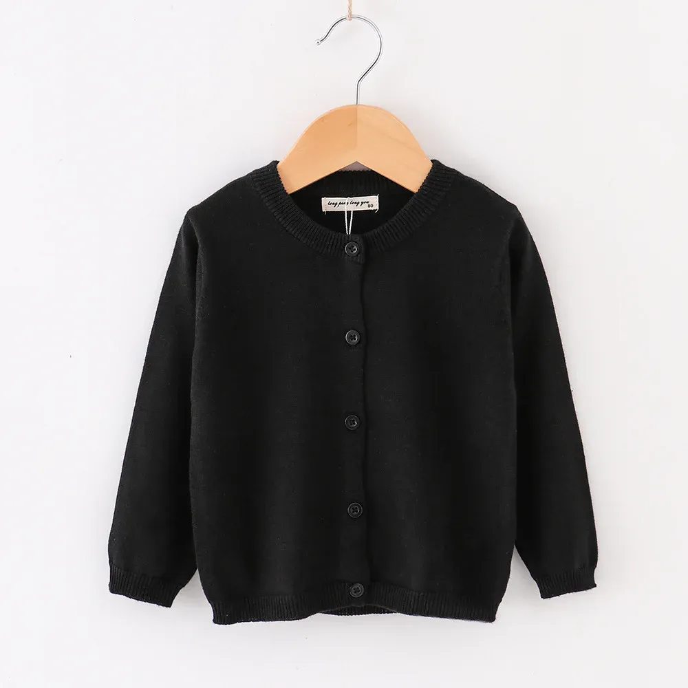 Autumn Girls Baby Casual Cardigan Coat, Solid Open Stitch Boys Soft Knit Jacket, Toddler Full Sleeve Sweaters for Children showcase 12