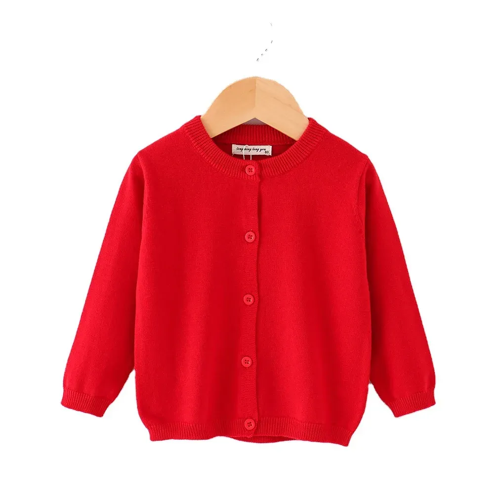 Autumn Girls Baby Casual Cardigan Coat, Solid Open Stitch Boys Soft Knit Jacket, Toddler Full Sleeve Sweaters for Children showcase 10