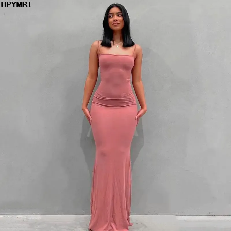 Elegant Satin Slip Maxi Dress for Women - Sleeveless, Backless, Slim Fit, Bodycon Style for Parties & Evening Wear showcase 11