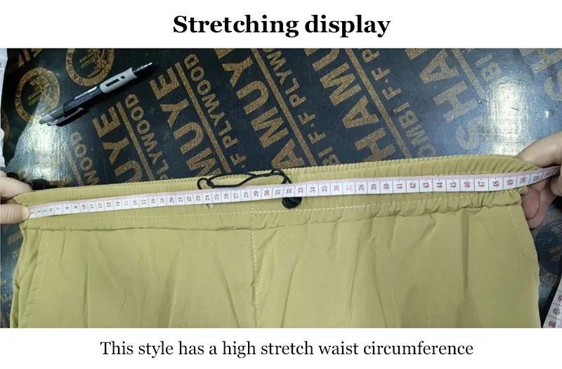 Men's Casual Cargo Pants Fashion Streetwear Classic Straight Wide-leg Drawstring Workwear Trendy Loose Trousers showcase 3