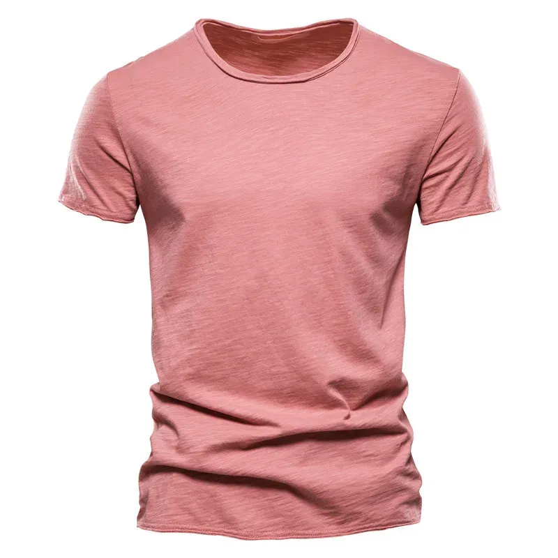 100% Cotton Men's Casual T-Shirt, Soft & Breathable Short Sleeve O-Neck Tee for Summer Fitness and Home Wear showcase 19