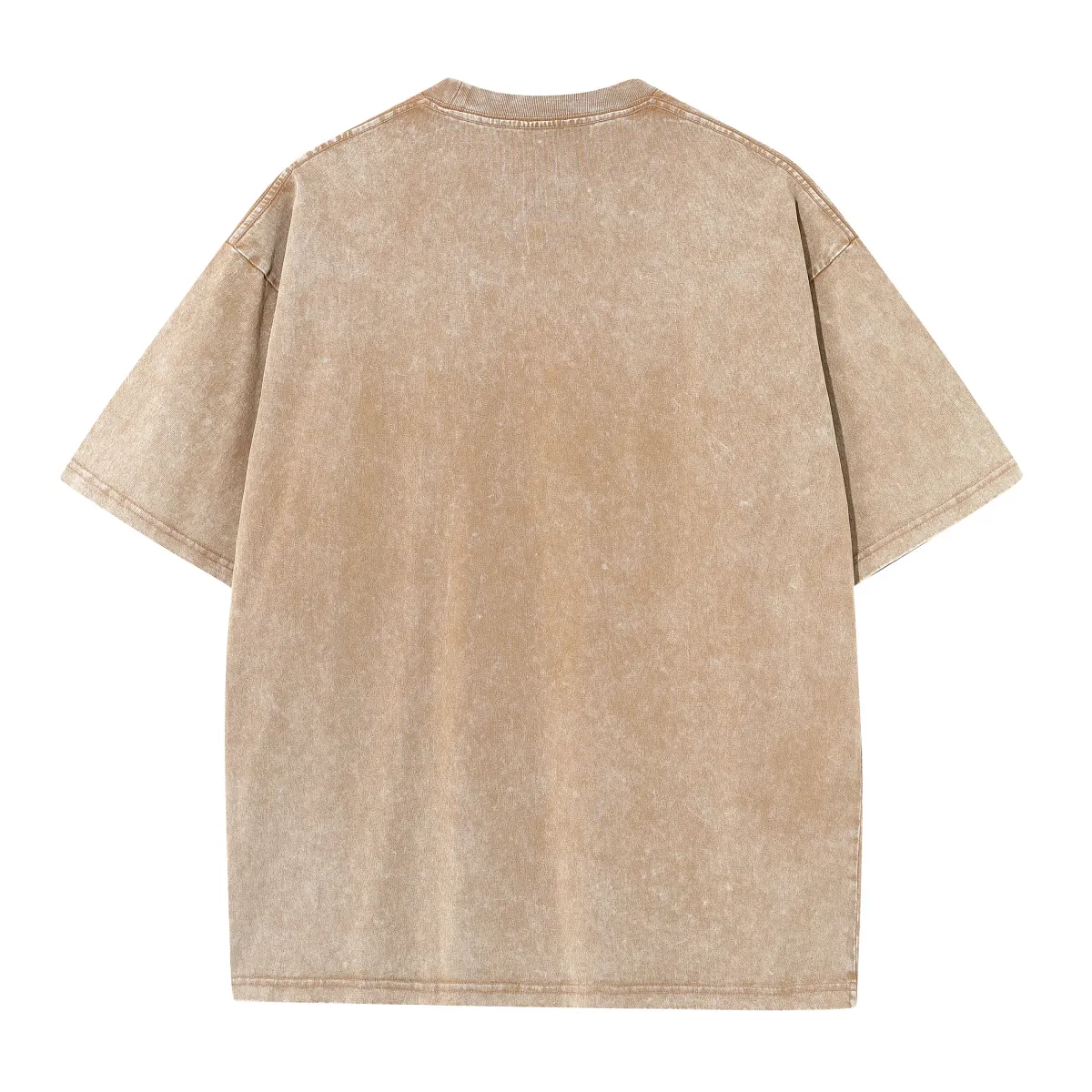 Men's Summer Cotton Retro Distressed T-Shirt, Loose Fit Casual Breathable Drop Shoulder Tops for Everyday Wear showcase 8