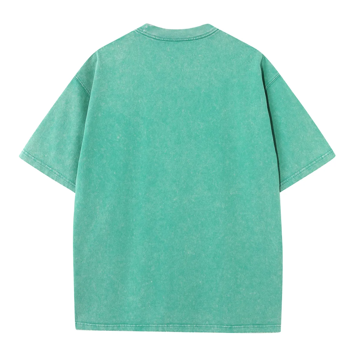 Men's Summer Cotton Retro Distressed T-Shirt, Loose Fit Casual Breathable Drop Shoulder Tops for Everyday Wear showcase 12