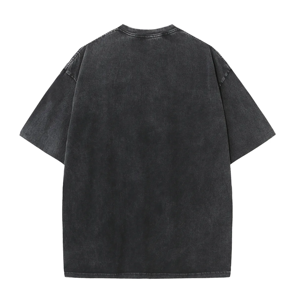 Men's Summer Cotton Retro Distressed T-Shirt, Loose Fit Casual Breathable Drop Shoulder Tops for Everyday Wear showcase 6