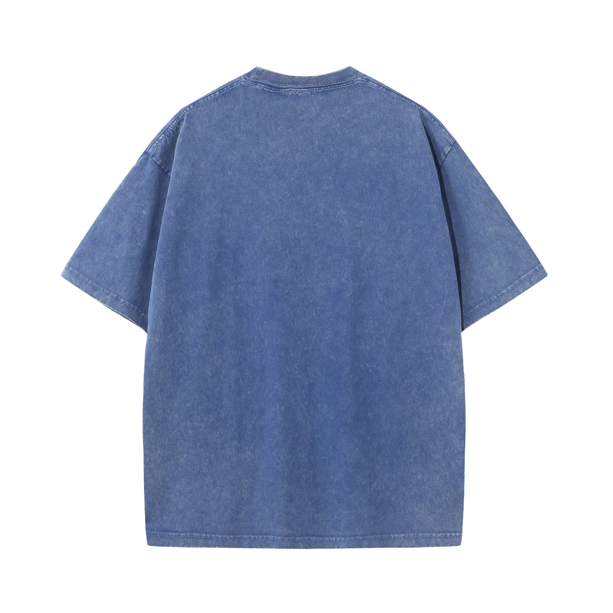 Men's Summer Cotton Retro Distressed T-Shirt, Loose Fit Casual Breathable Drop Shoulder Tops for Everyday Wear showcase 10