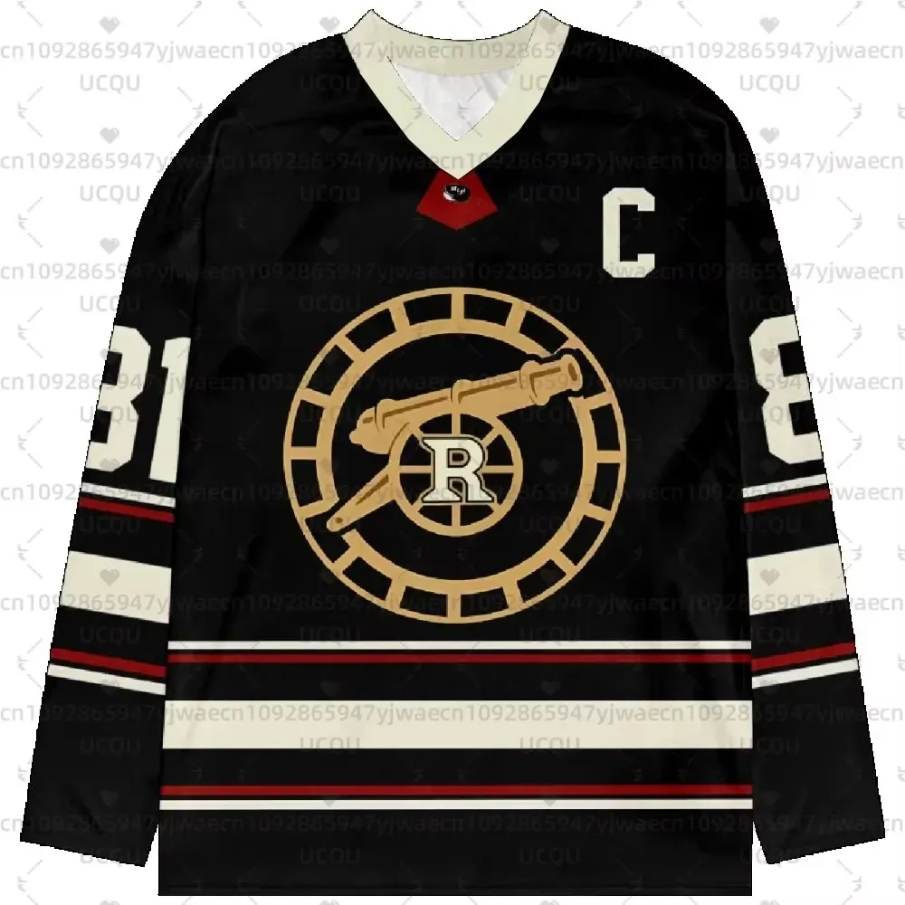 2026 Men's & Women's Heated Rivalry Hockey Jersey Long Sleeve V-Neck T-Shirt - Unisex Pullover Tops by Rozanov Hollander showcase 6