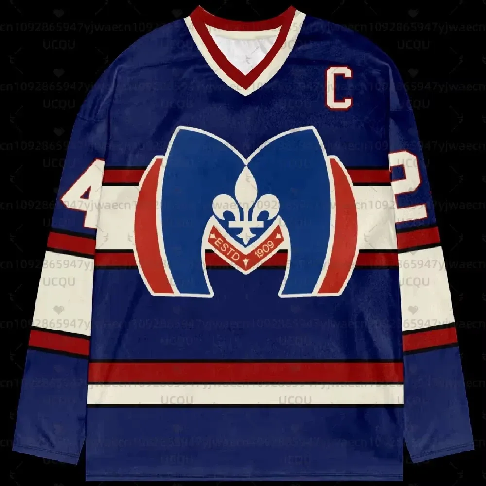 2026 Men's & Women's Heated Rivalry Hockey Jersey Long Sleeve V-Neck T-Shirt - Unisex Pullover Tops by Rozanov Hollander showcase 5