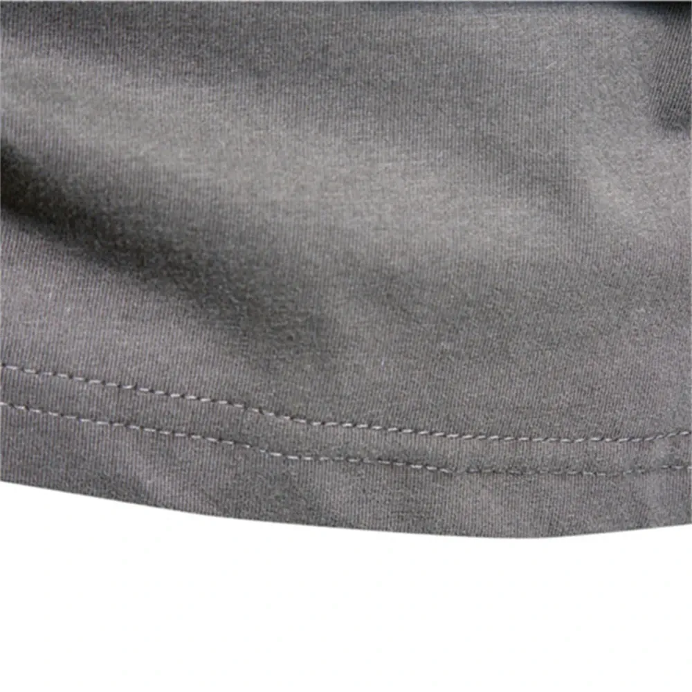 100% Cotton Men's Long Sleeve T-Shirt - Solid Spring Casual Classic Fit Male Tops for Everyday Wear thumbnail 6
