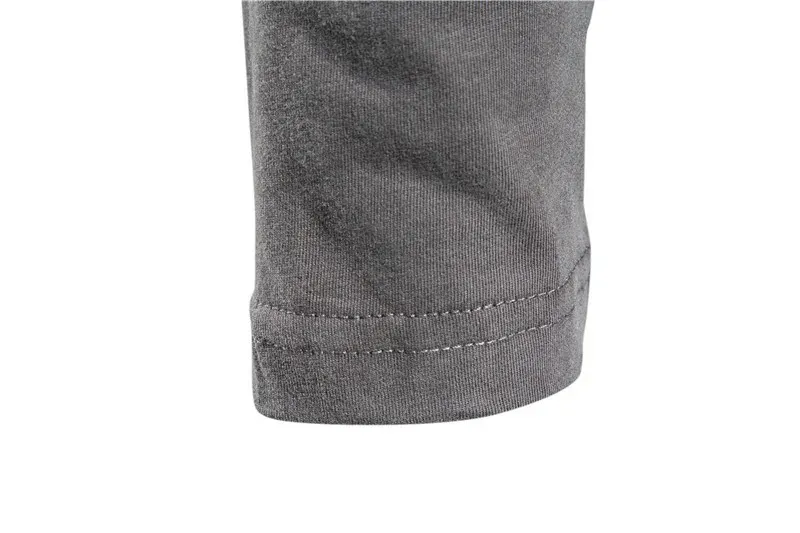 100% Cotton Men's Long Sleeve T-Shirt - Solid Spring Casual Classic Fit Male Tops for Everyday Wear showcase 13