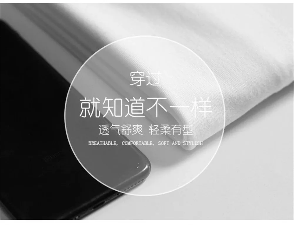 2PCS 100% Cotton Solid White T-Shirts for Men & Women, Casual Breathable Loose Fit Round Neck Short Sleeve Couple Tops showcase 4