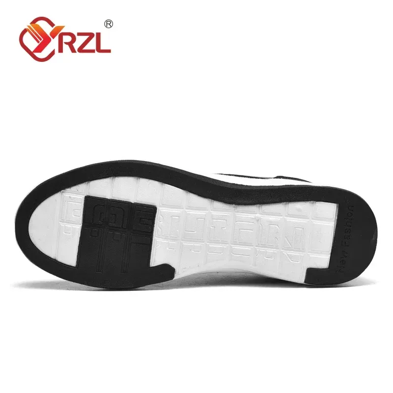 Men's Waterproof Leather Walking Sneakers - Spring/Autumn Leisure Sports Shoes, Non-Slip Tennis Footwear for Active Men thumbnail 4