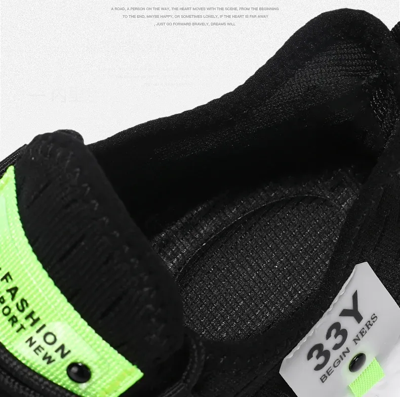 Breathable Mesh Men's Lightweight Walking Shoes - Trendy Casual Flats & Outdoor Running Fitness Sneakers, Plus Size Available showcase 8
