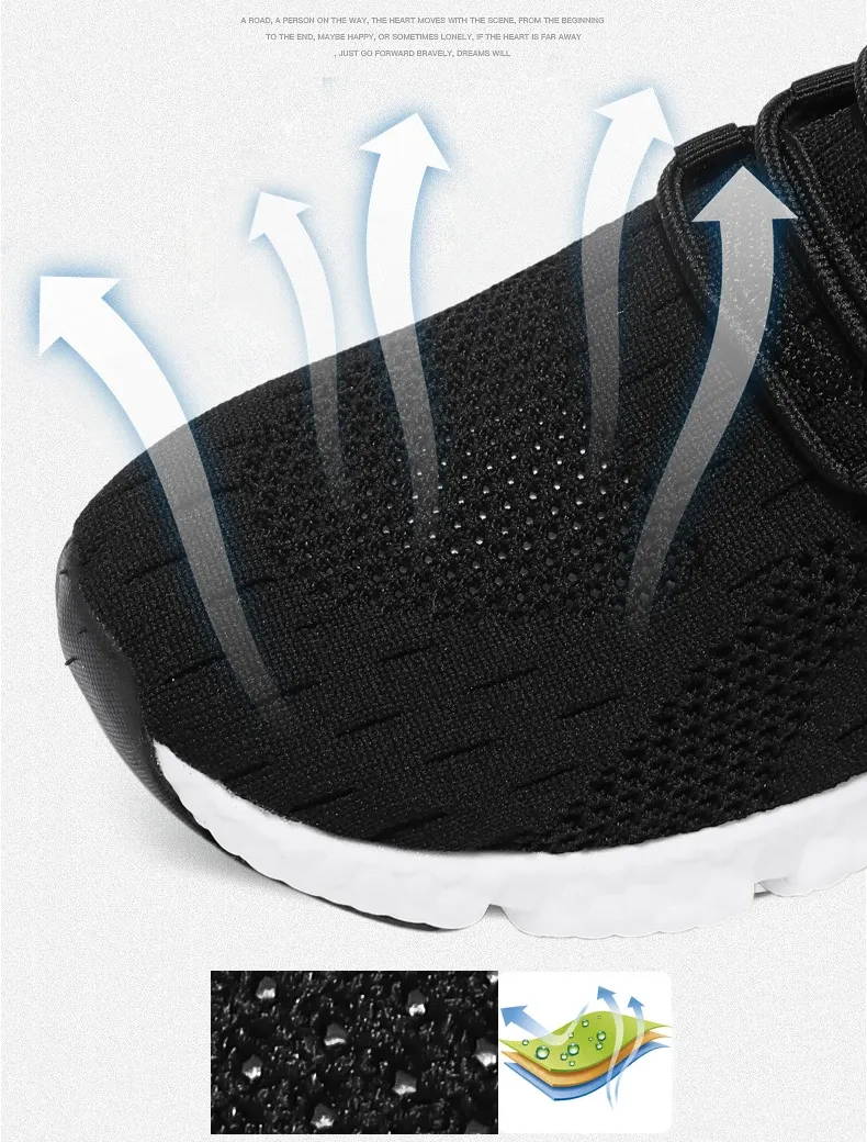 Breathable Mesh Men's Lightweight Walking Shoes - Trendy Casual Flats & Outdoor Running Fitness Sneakers, Plus Size Available showcase 6