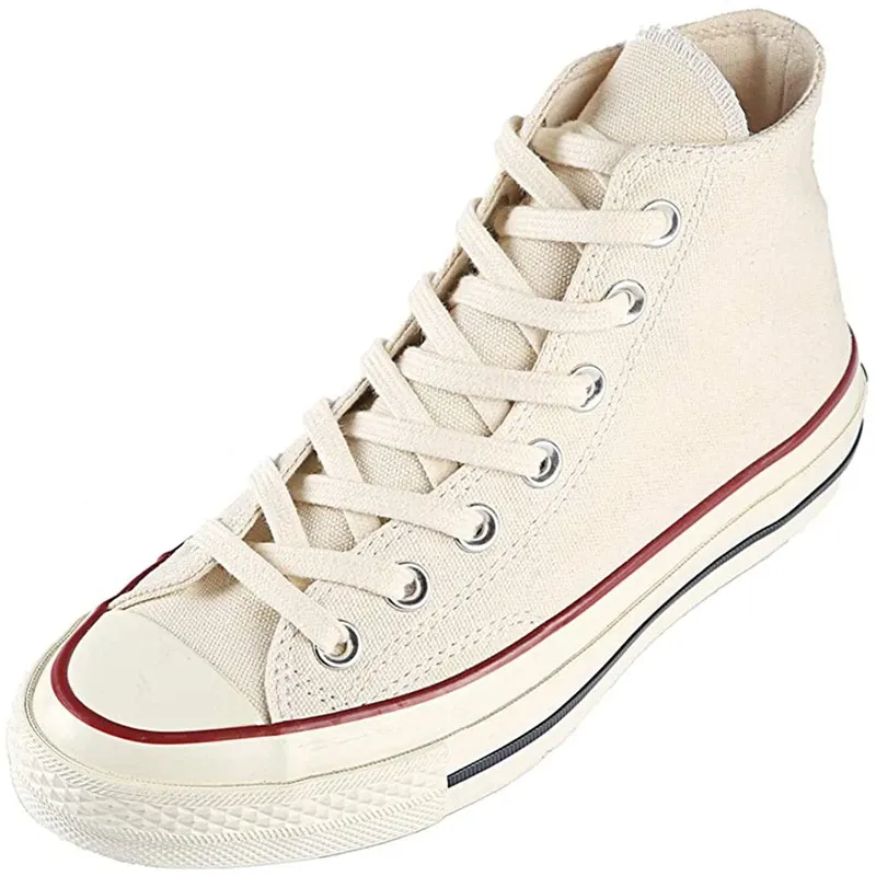 Classic Flat Cotton Shoelaces for Sneakers & Canvas Shoes - Durable & Stylish White, Black, Beige Laces for Men & Women - 100cm-160cm Lengths thumbnail 6
