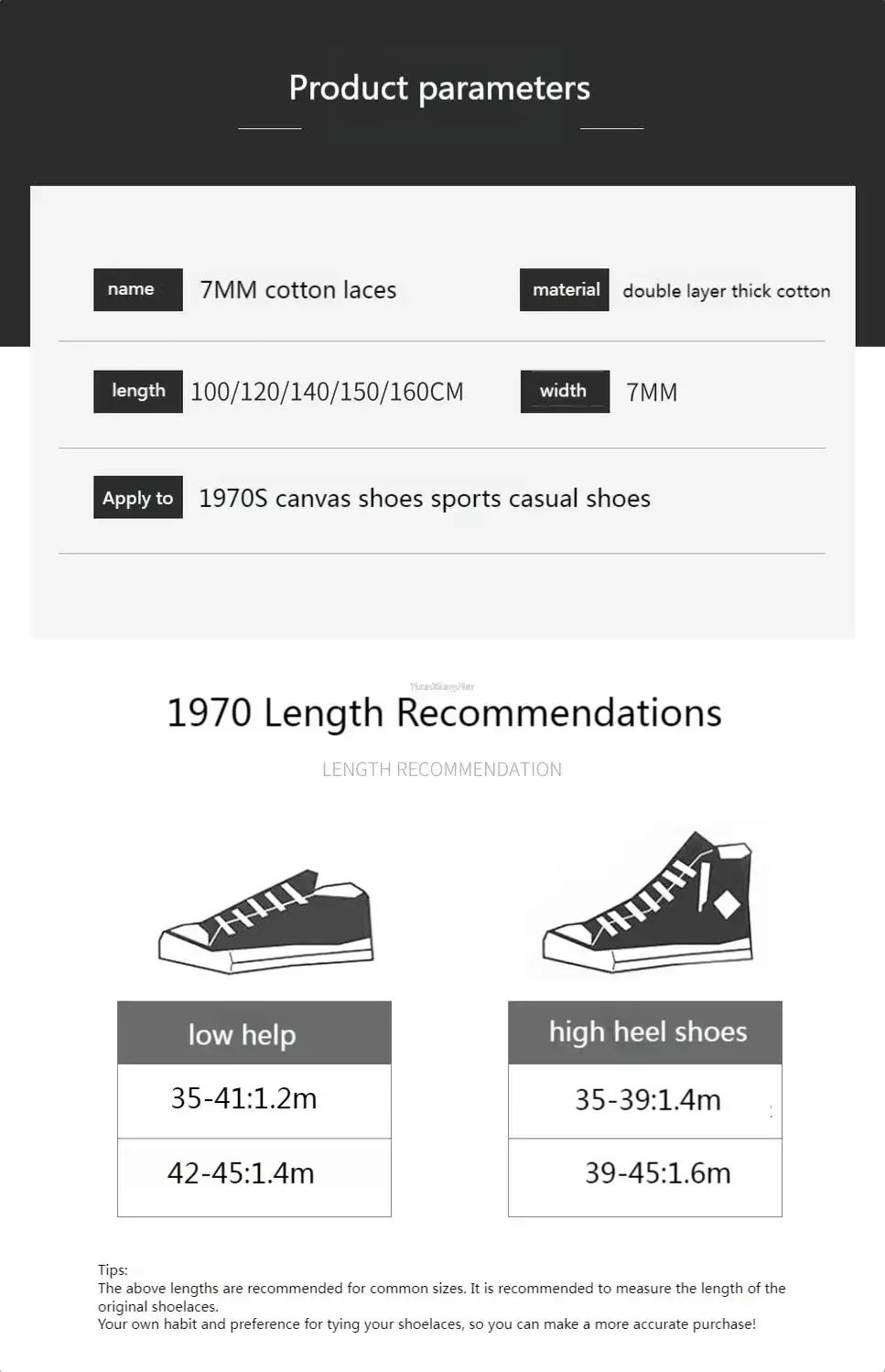 Classic Flat Cotton Shoelaces for Sneakers & Canvas Shoes - Durable & Stylish White, Black, Beige Laces for Men & Women - 100cm-160cm Lengths showcase 3