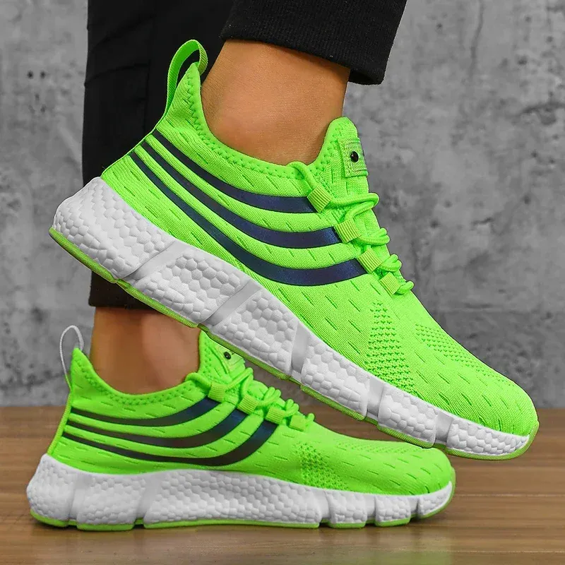 Men's Comfortable Breathable Platform Sneakers - Lightweight Summer Running & Walking Shoes for Fashionable Active Lifestyles showcase 12