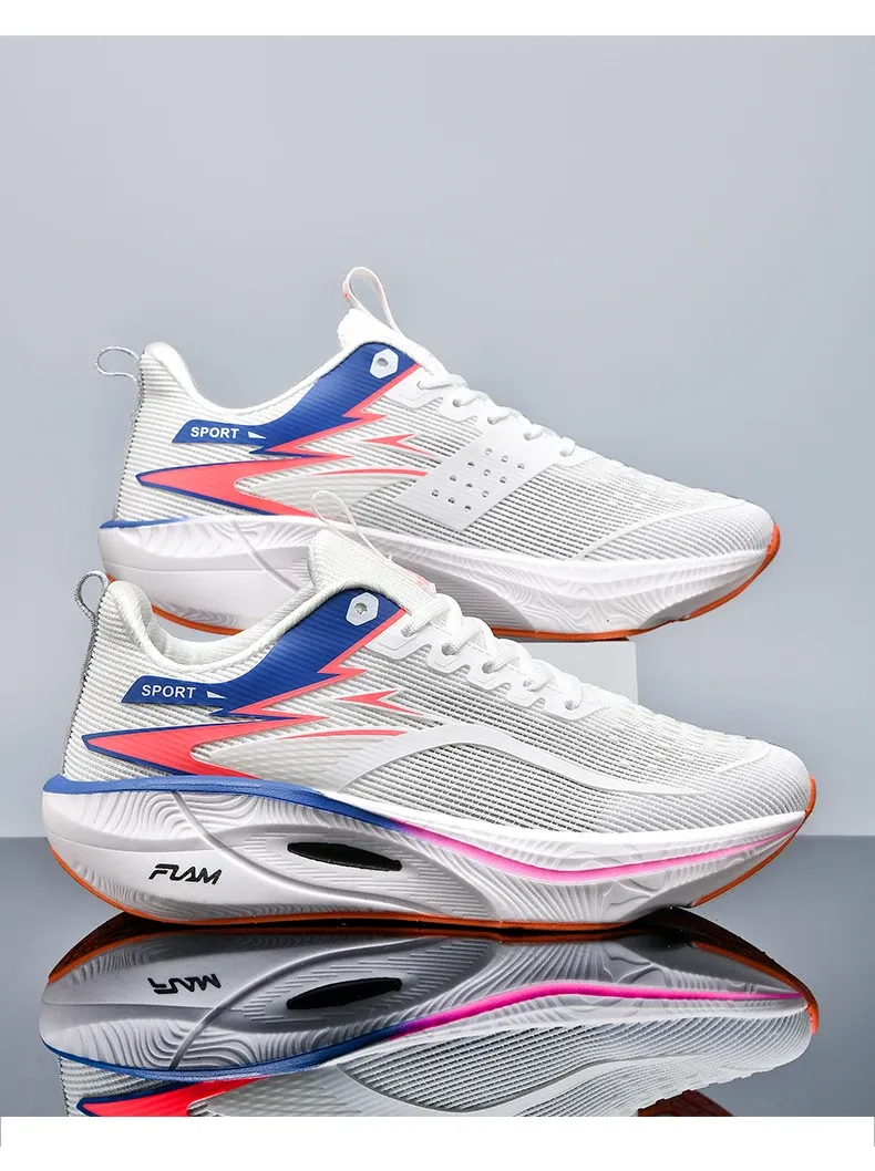 Marathon Men's & Women's Carbon Plate Running Shoes - Breathable Lightweight Air Cushion Athletic Sneakers for Comfortable Sports & Everyday Wear showcase 28
