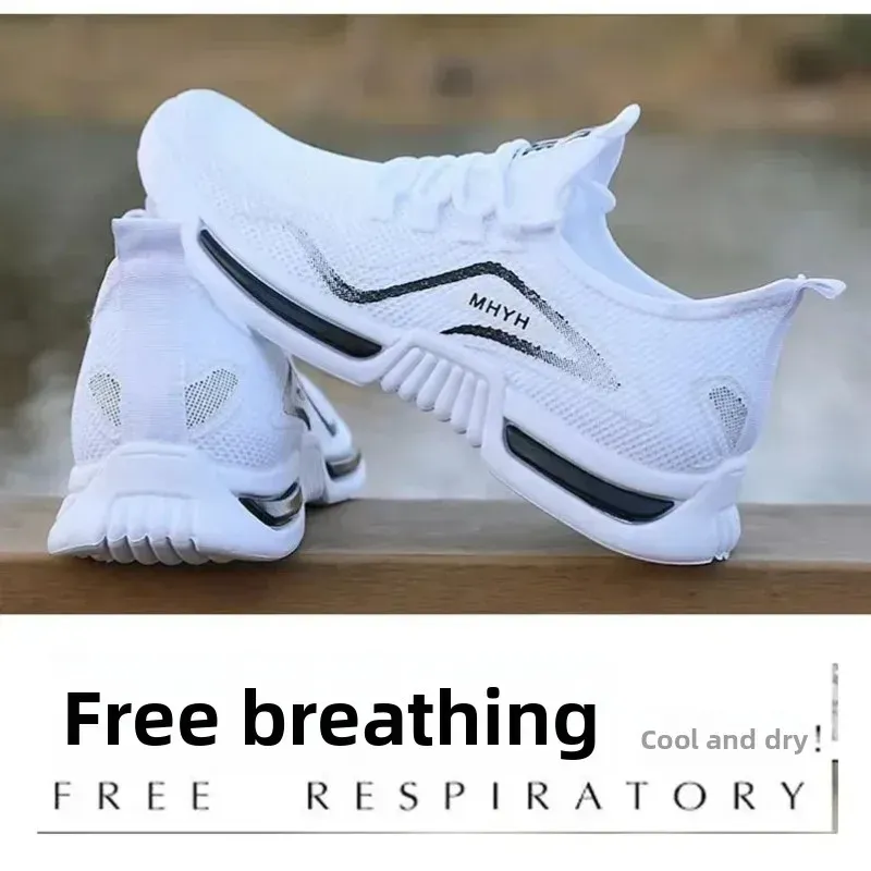 Men's Fashion Slip-On Sneakers - Breathable Running Shoes for Gym, Training, Walking & Tennis - Non-Slip Workout Flats for Active Lifestyles thumbnail 3