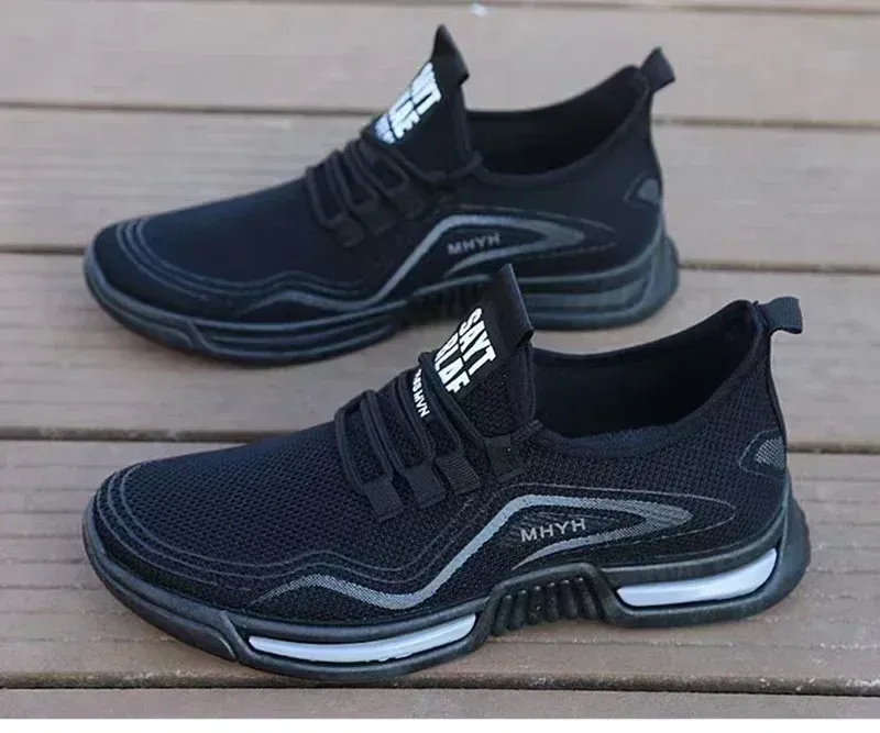 Men's Fashion Slip-On Sneakers - Breathable Running Shoes for Gym, Training, Walking & Tennis - Non-Slip Workout Flats for Active Lifestyles showcase 11