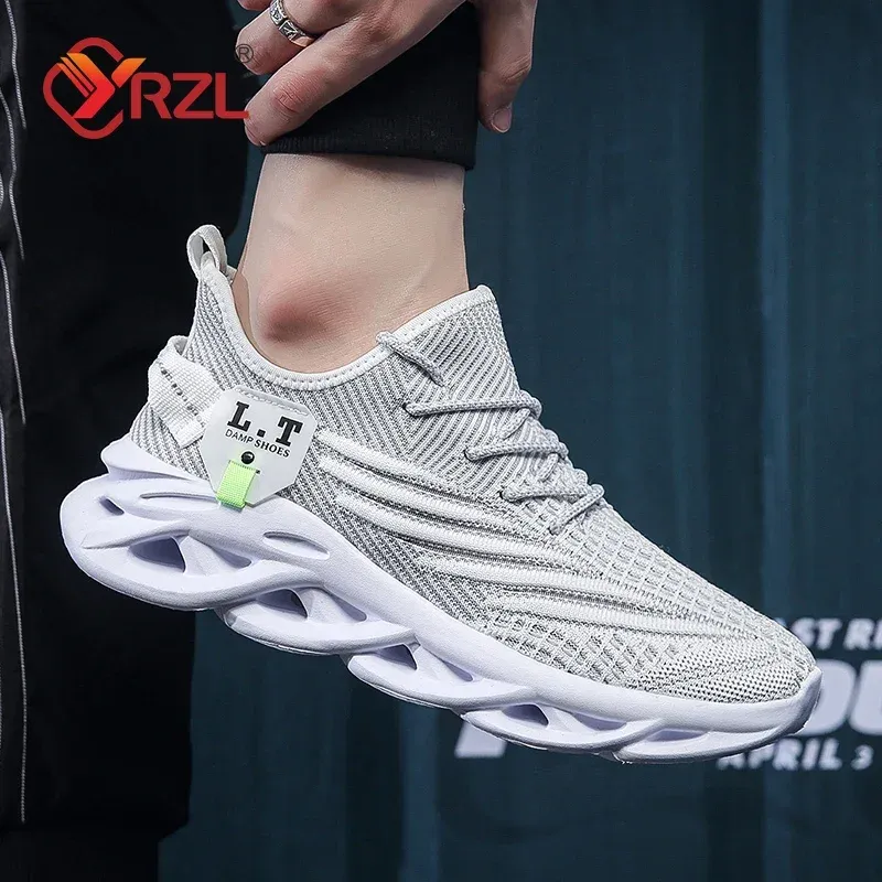 Men's & Women's Breathable Mesh Running Shoes - Lightweight Shock-Absorbing Casual Sneakers for Outdoor Sports & Tennis thumbnail 4