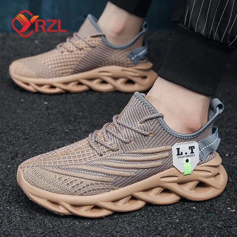 Men's & Women's Breathable Mesh Running Shoes - Lightweight Shock-Absorbing Casual Sneakers for Outdoor Sports & Tennis thumbnail 5