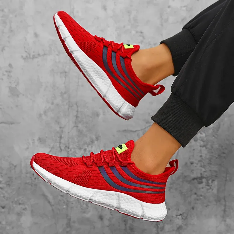Men's Breathable Lightweight Sports Shoes - Anti-slip Casual Sneakers for Running, Walking, and Jogging - Ideal Athletic Footwear thumbnail 1