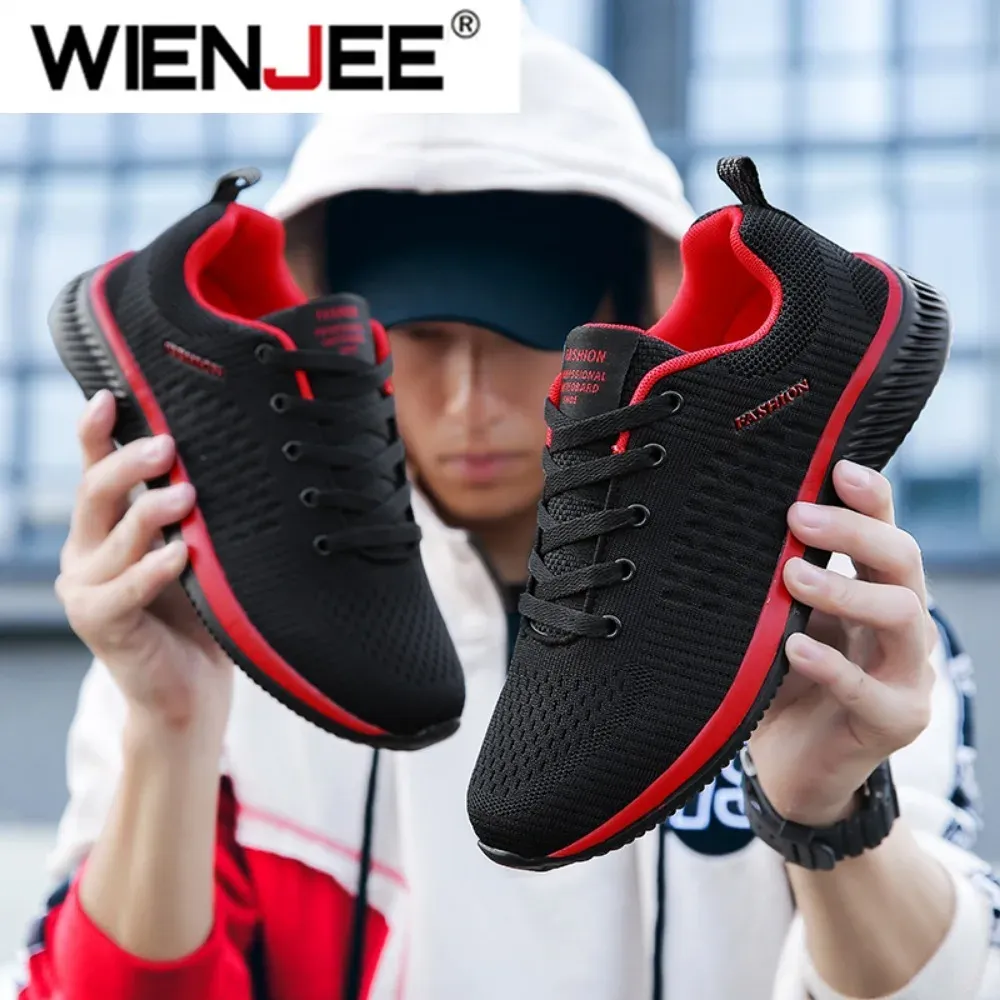 Men's & Women's Breathable Knit Running Shoes - Lightweight Athletic Sneakers for Walking, Gym, Outdoor Sports - Casual Comfort, Sizes 38-47 thumbnail 3