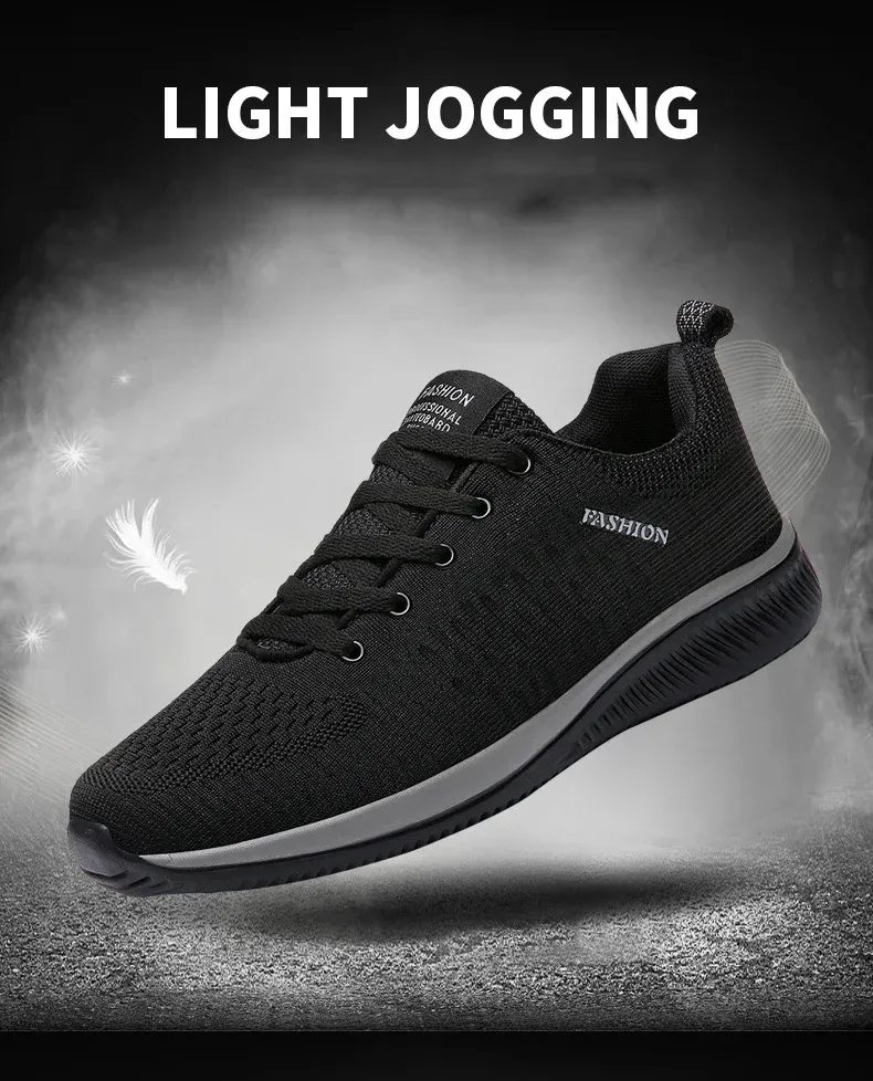 Men's & Women's Breathable Knit Running Shoes - Lightweight Athletic Sneakers for Walking, Gym, Outdoor Sports - Casual Comfort, Sizes 38-47 showcase 2