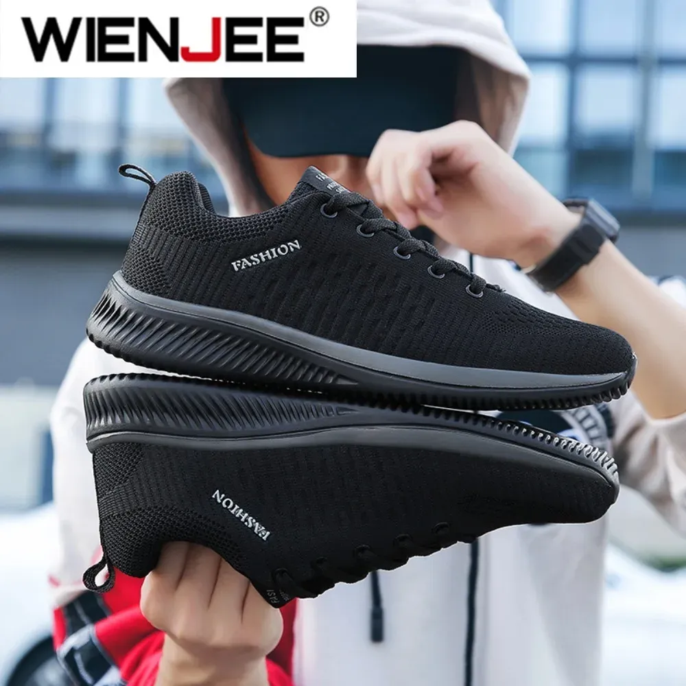 Men's & Women's Breathable Knit Running Shoes - Lightweight Athletic Sneakers for Walking, Gym, Outdoor Sports - Casual Comfort, Sizes 38-47 thumbnail 4