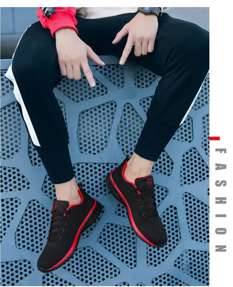 Men's & Women's Breathable Knit Running Shoes - Lightweight Athletic Sneakers for Walking, Gym, Outdoor Sports - Casual Comfort, Sizes 38-47 showcase 5