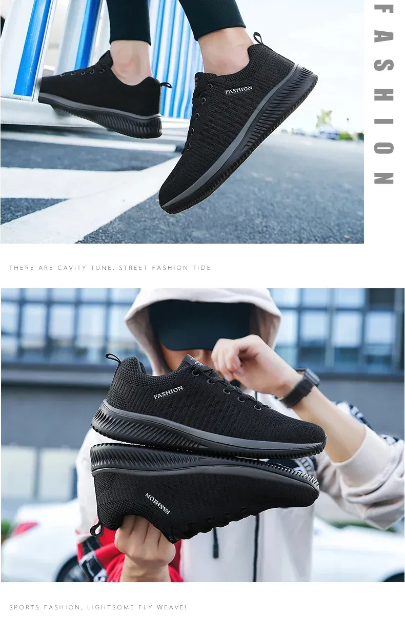 Men's & Women's Breathable Knit Running Shoes - Lightweight Athletic Sneakers for Walking, Gym, Outdoor Sports - Casual Comfort, Sizes 38-47 showcase 11